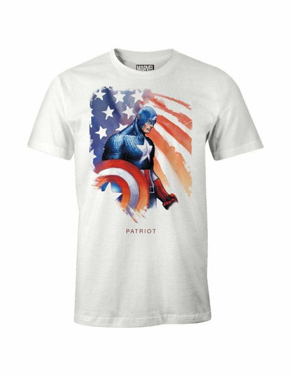 CAPTAIN AMERICA MARVEL T-SHIRT PATRIOT - SuperMerch.dk