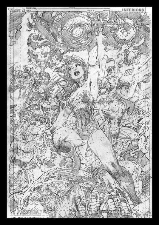 DC COMIC ART PRINT WONDER WOMAN - SuperMerch.dk