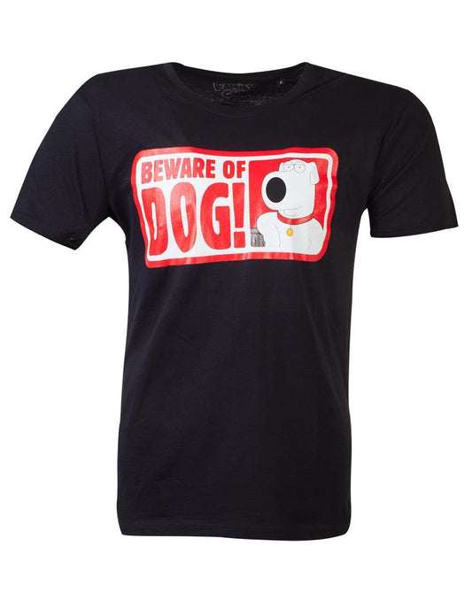 FAMILY GUY UNISEX T-SHIRT BEWARE OF DOG - SuperMerch.dk