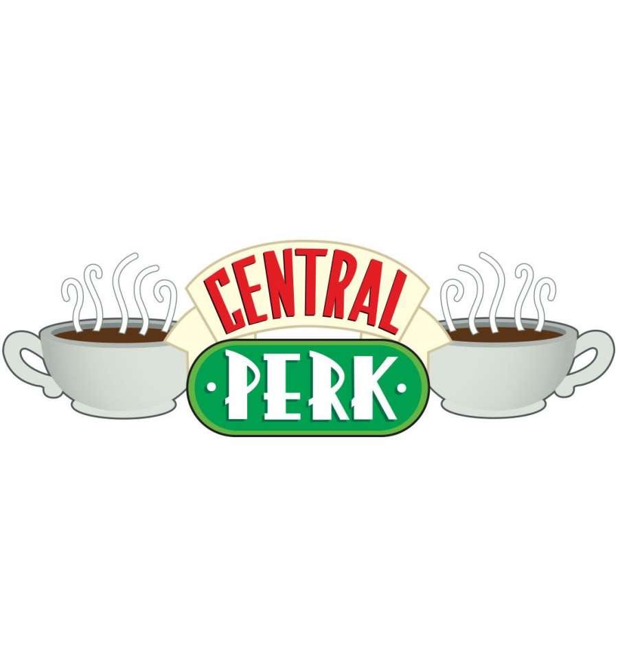 FRIENDS KVINDE T-SHIRT CENTRAL PERK LOGO - SuperMerch.dk