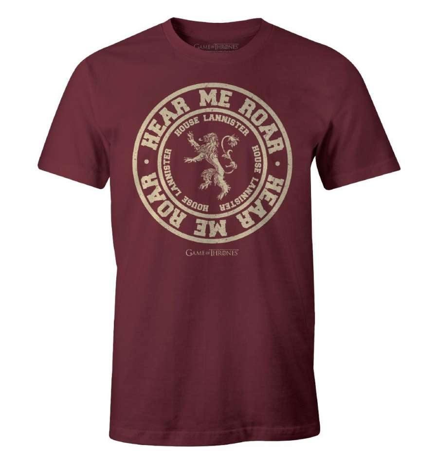 GAME OF THRONES T-SHIRT HEAR ME ROAR - SuperMerch.dk