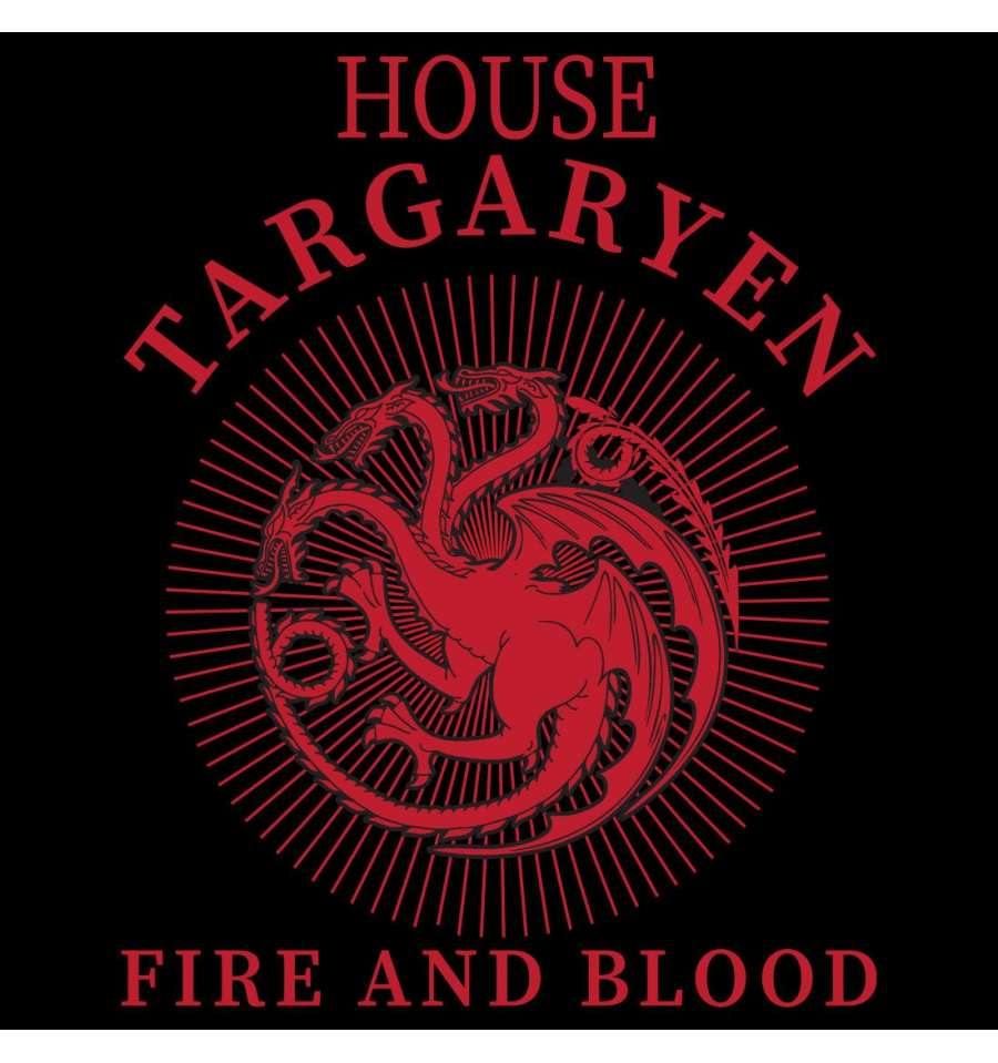 GAME OF THRONES T-SHIRT HOUSE TARGARYEN - SuperMerch.dk
