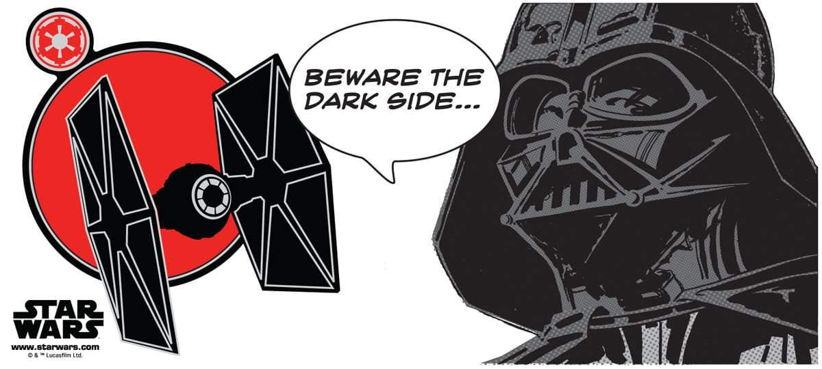 KRUS STAR WARS DARTH VADER - BEWARE OF THE DARK SIDE - SuperMerch.dk