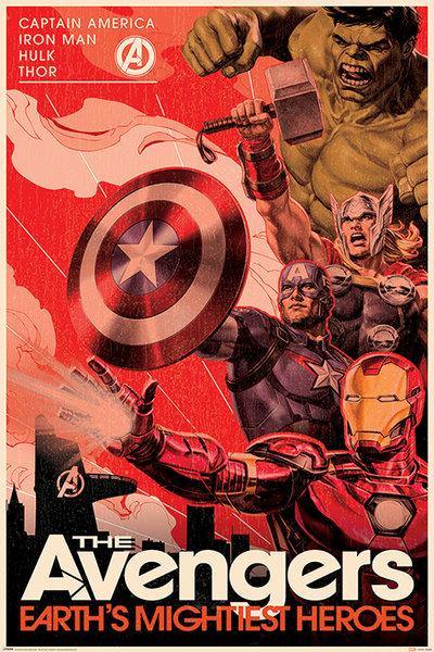 MARVEL AVENGERS GOLDEN AGE PROPAGANDA PLAKAT - SuperMerch.dk