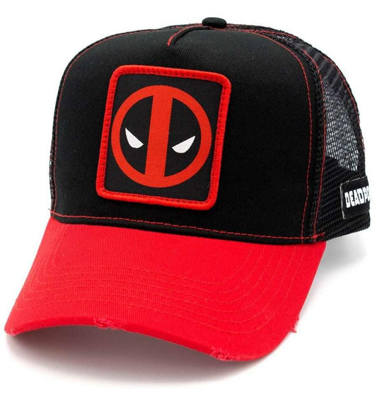 MARVEL DEADPOOL TRUCKER CAP - DEADPOOL PATCH - SuperMerch.dk