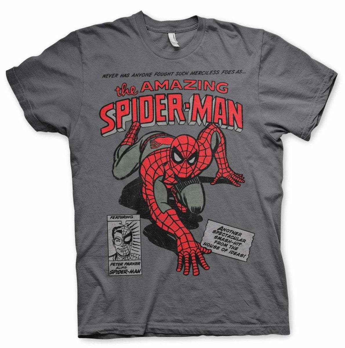 MARVEL SPIDER-MAN COMIC BOOK UNISEX T-SHIRT - SuperMerch.dk