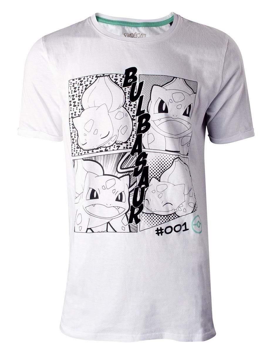 Pokemon t-shirt Manga Bulbasaur unisex - SuperMerch.dk