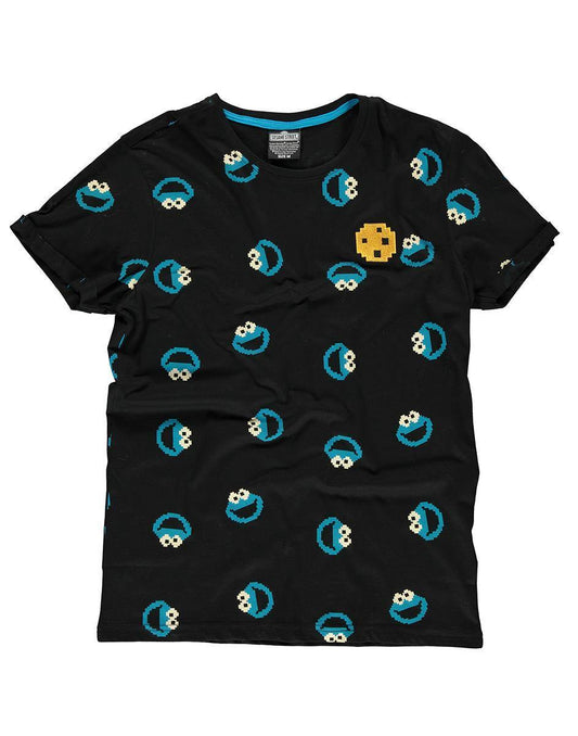 SESAME STREET- COOKIE MONSTER UNISEX T-SHIRT - SuperMerch.dk