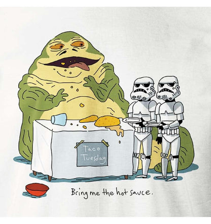 STAR WARS T-SHIRT - BRING ME THE HOT SAUCE - SuperMerch.dk