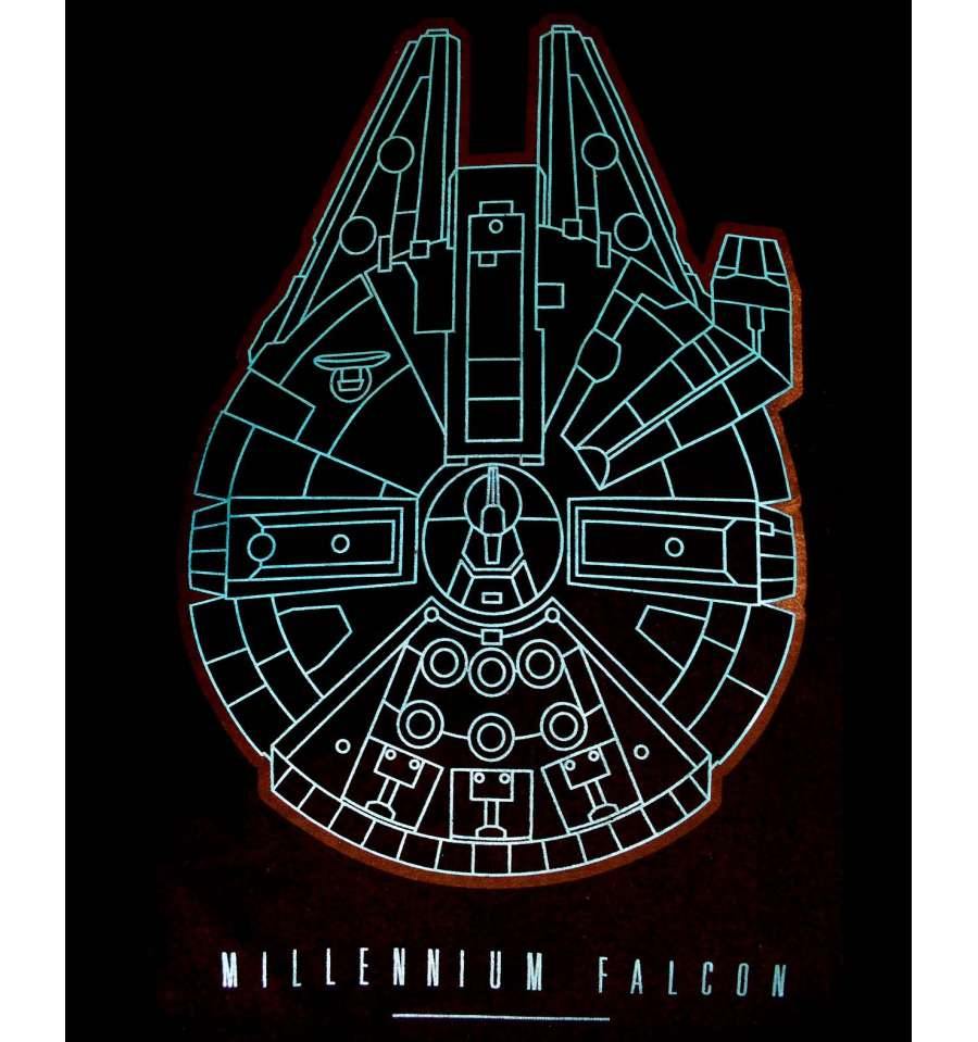 STAR WARS T-SHIRT - MILLENNIUM FALCON - SuperMerch.dk