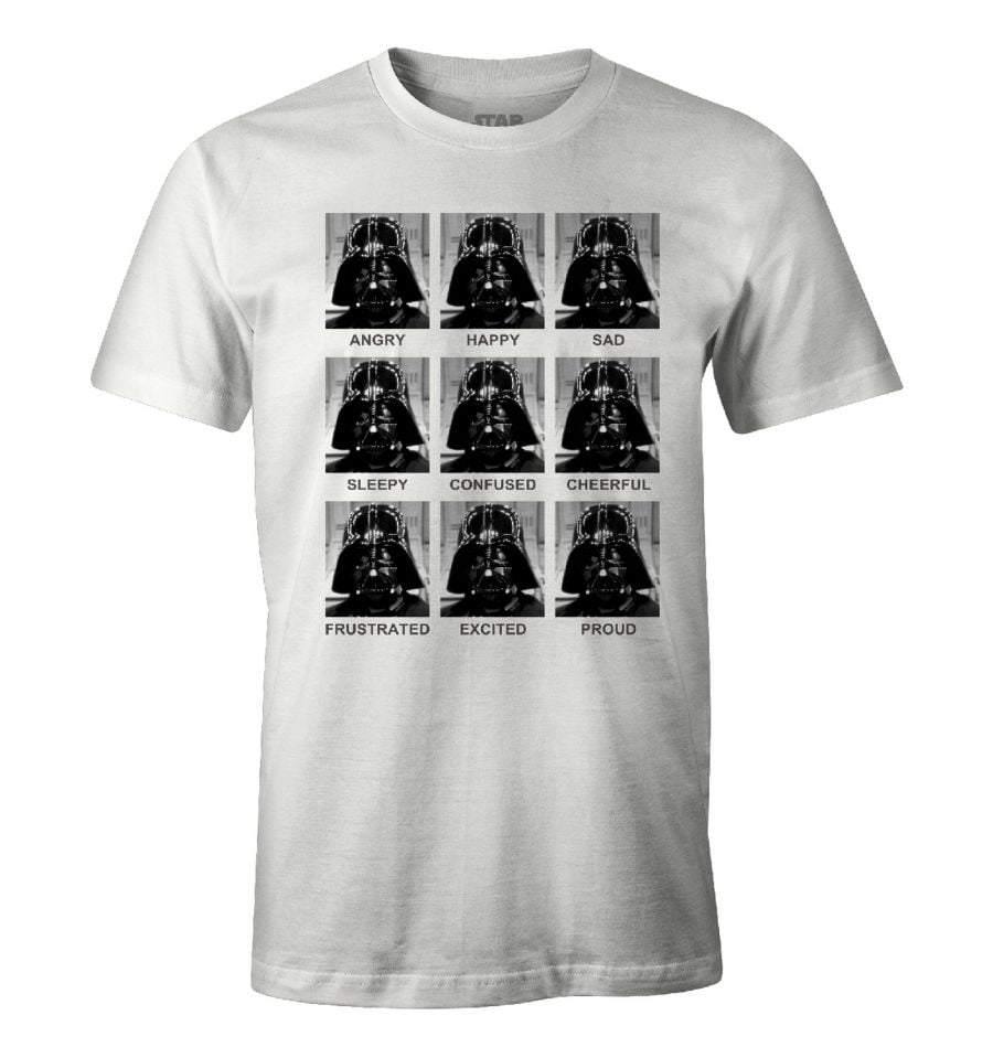 STAR WARS T-SHIRT - VADER EMOTIONS - SuperMerch.dk