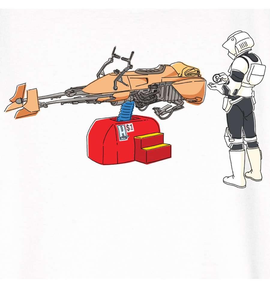 STAR WARS TROOPER IN THE CAROUSEL BØRNE T-SHIRT - SuperMerch.dk