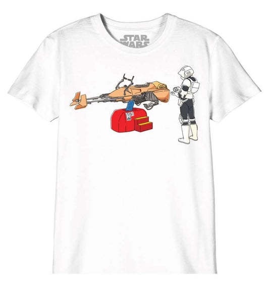 STAR WARS TROOPER IN THE CAROUSEL BØRNE T-SHIRT - SuperMerch.dk