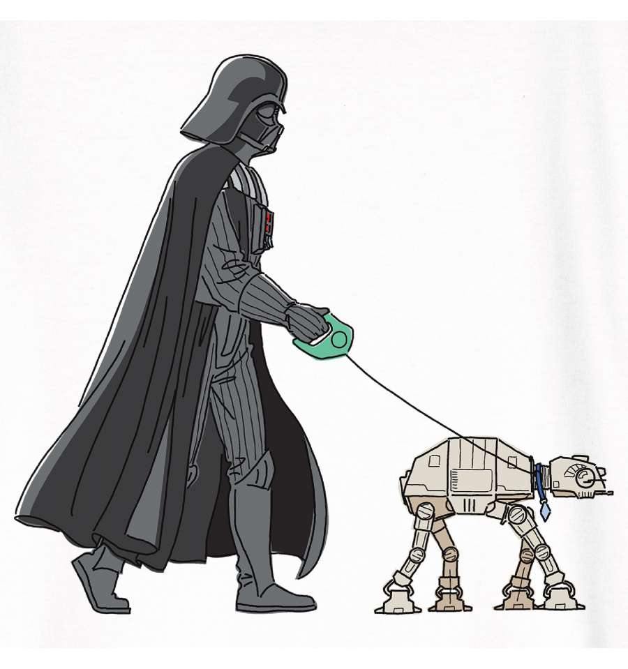 STAR WARS VADER AND AT - BØRNE T-SHIRT - SuperMerch.dk