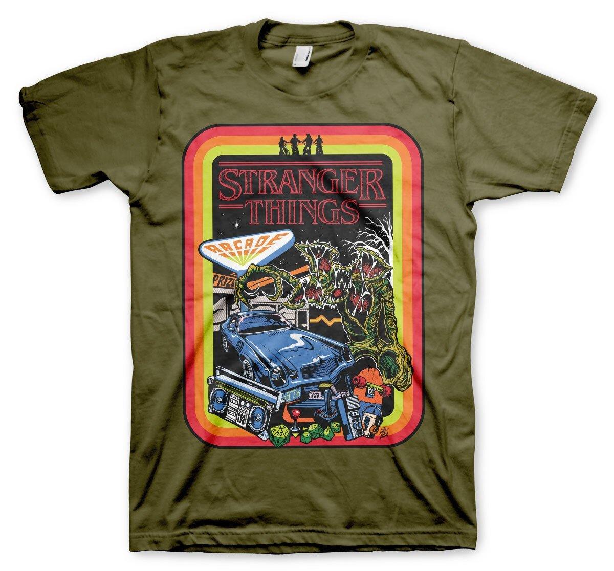 STRANGER THINGS RETRO POSTER T-SHIRT - SuperMerch.dk