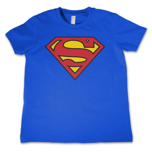 SUPERMAN LOGO SHIELD BØRNE T-SHIRT - SuperMerch.dk