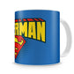 SUPERMAN LOGO SHIELD KRUS 100% LICENSERET - SuperMerch.dk