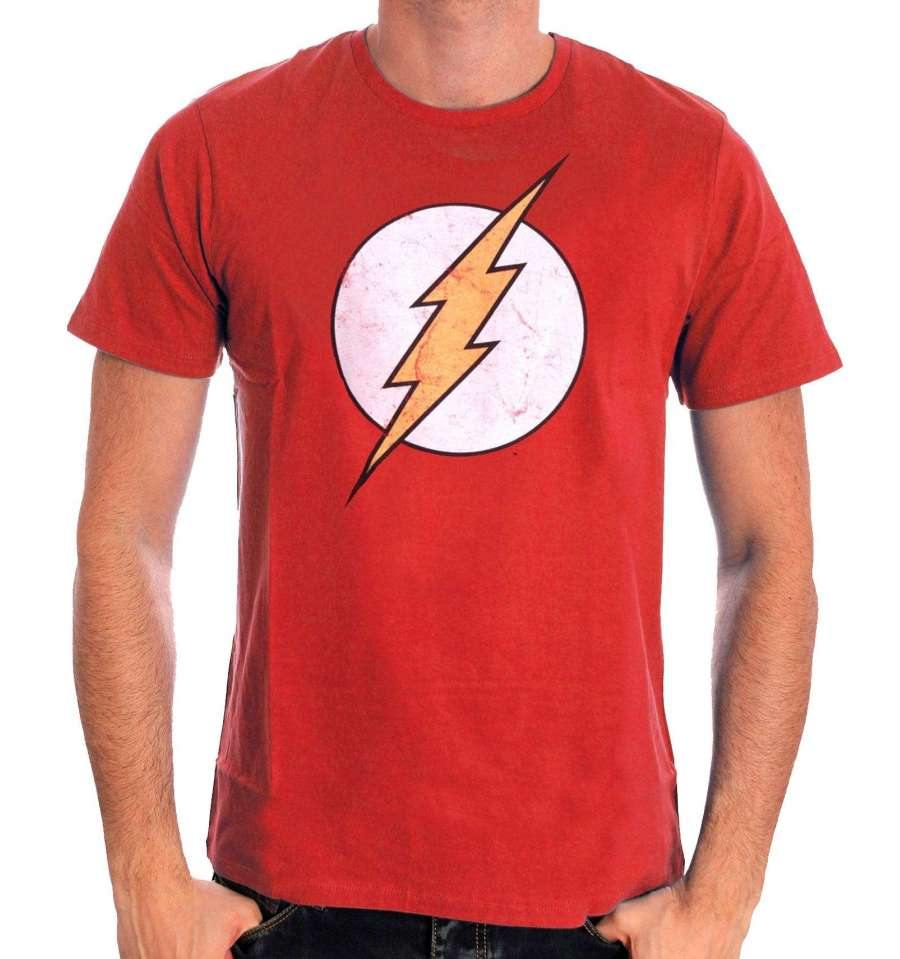 THE FLASH DC COMICS T-SHIRT - CLASSIC LOGO - SuperMerch.dk