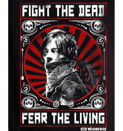 THE WALKING DEAD T-SHIRT - DARYL FIGHT THE DEAD - SuperMerch.dk